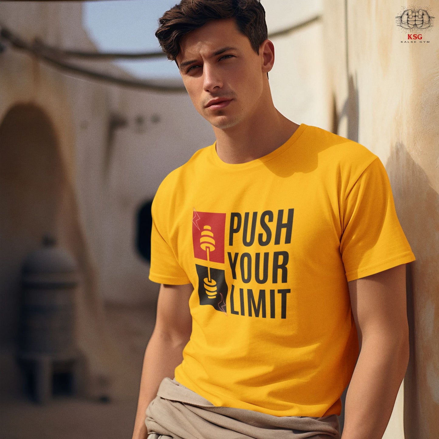 Push Your Limit Gym Motivation T-shirt
