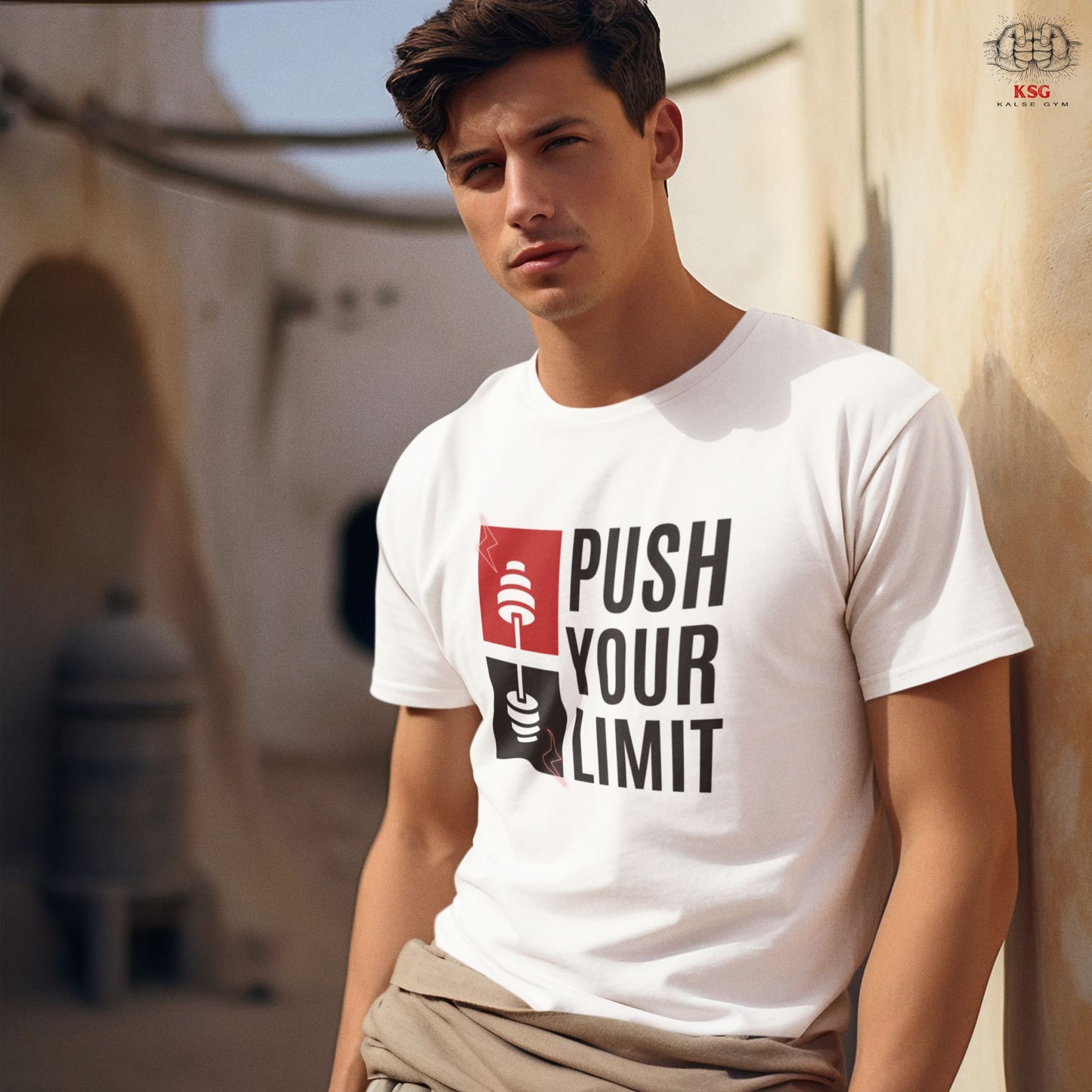 Push Your Limit Gym Motivation T-shirt