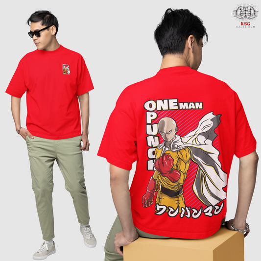 One Punch Man : Saitama Oversized Anime T-Shirt