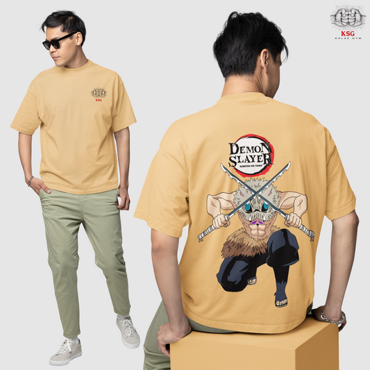 Demon Slayer : Inosuke Hashibira Oversized Anime T-Shirt