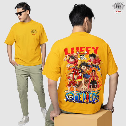 Monkey D. Luffy Oversized Anime T-Shirt