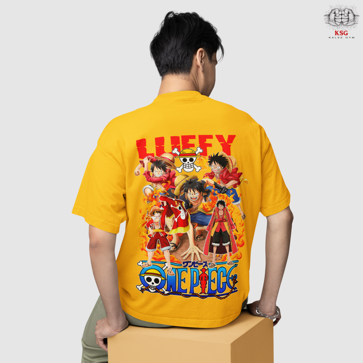 Monkey D. Luffy Oversized Anime T-Shirt