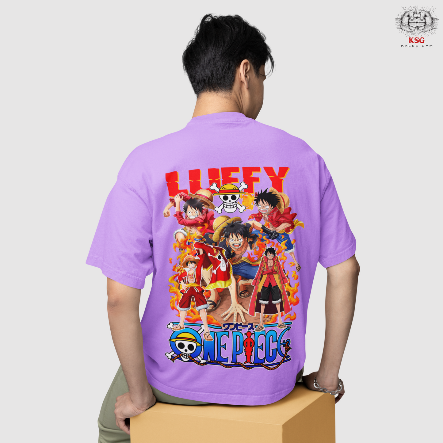 Monkey D. Luffy Oversized Anime T-Shirt