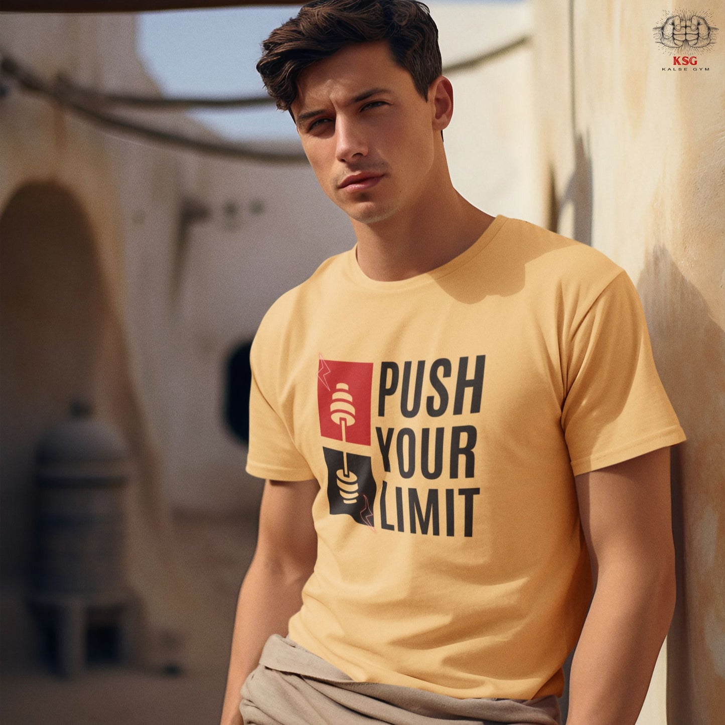 Push Your Limit Gym Motivation T-shirt