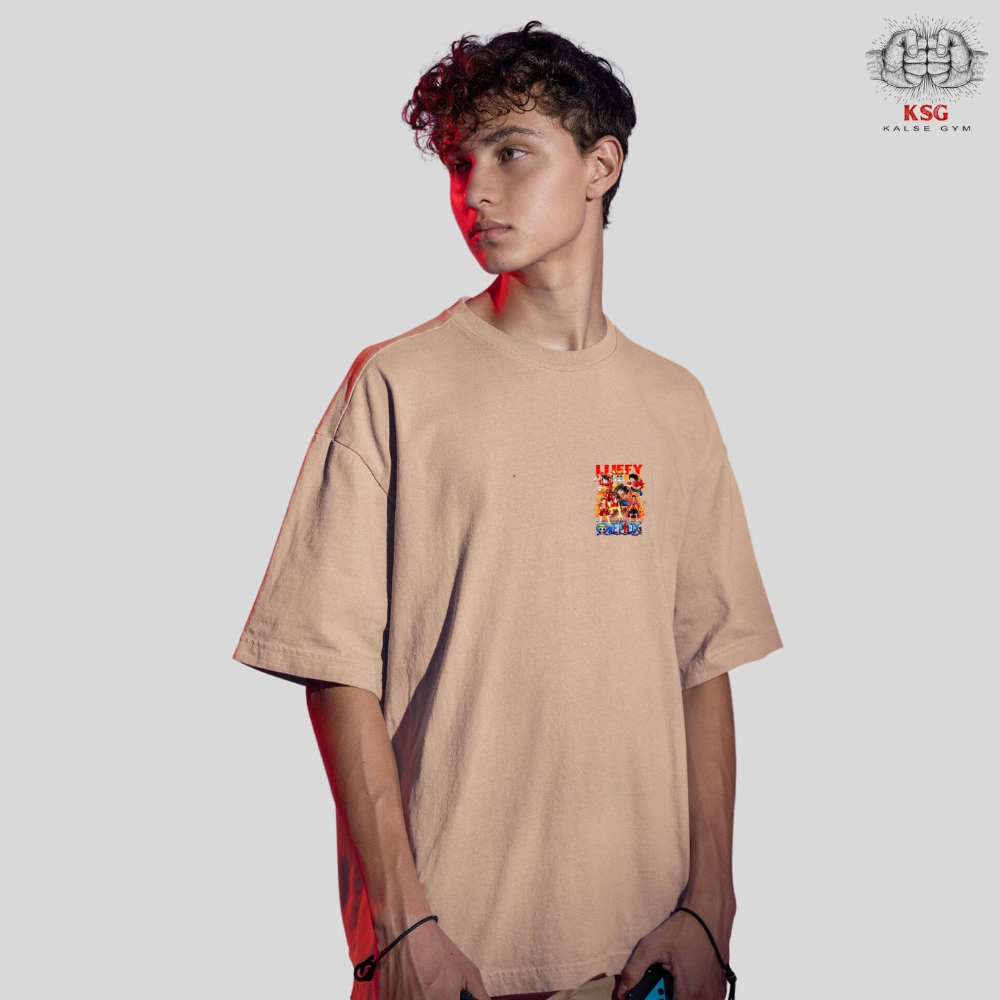 Monkey D. Luffy Oversized Anime T-Shirt