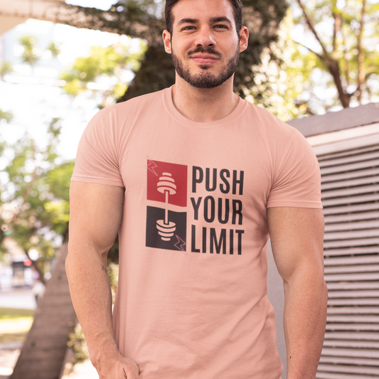 Push Your Limit Gym T-shirt For Men