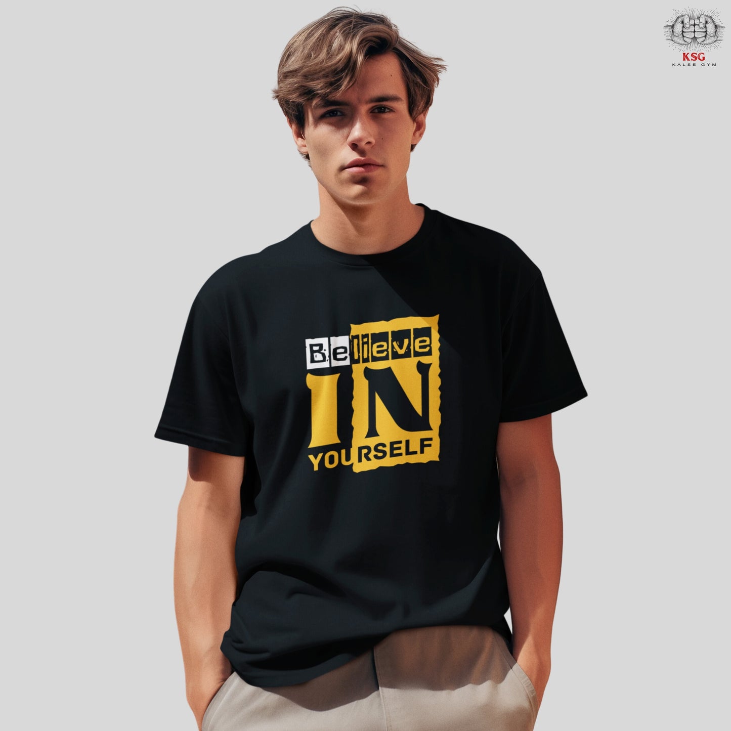 Believe in Your Self Gym Motivation T-shirt