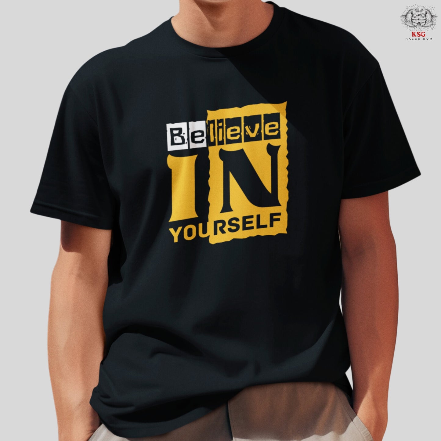 Believe in Your Self Gym Motivation T-shirt