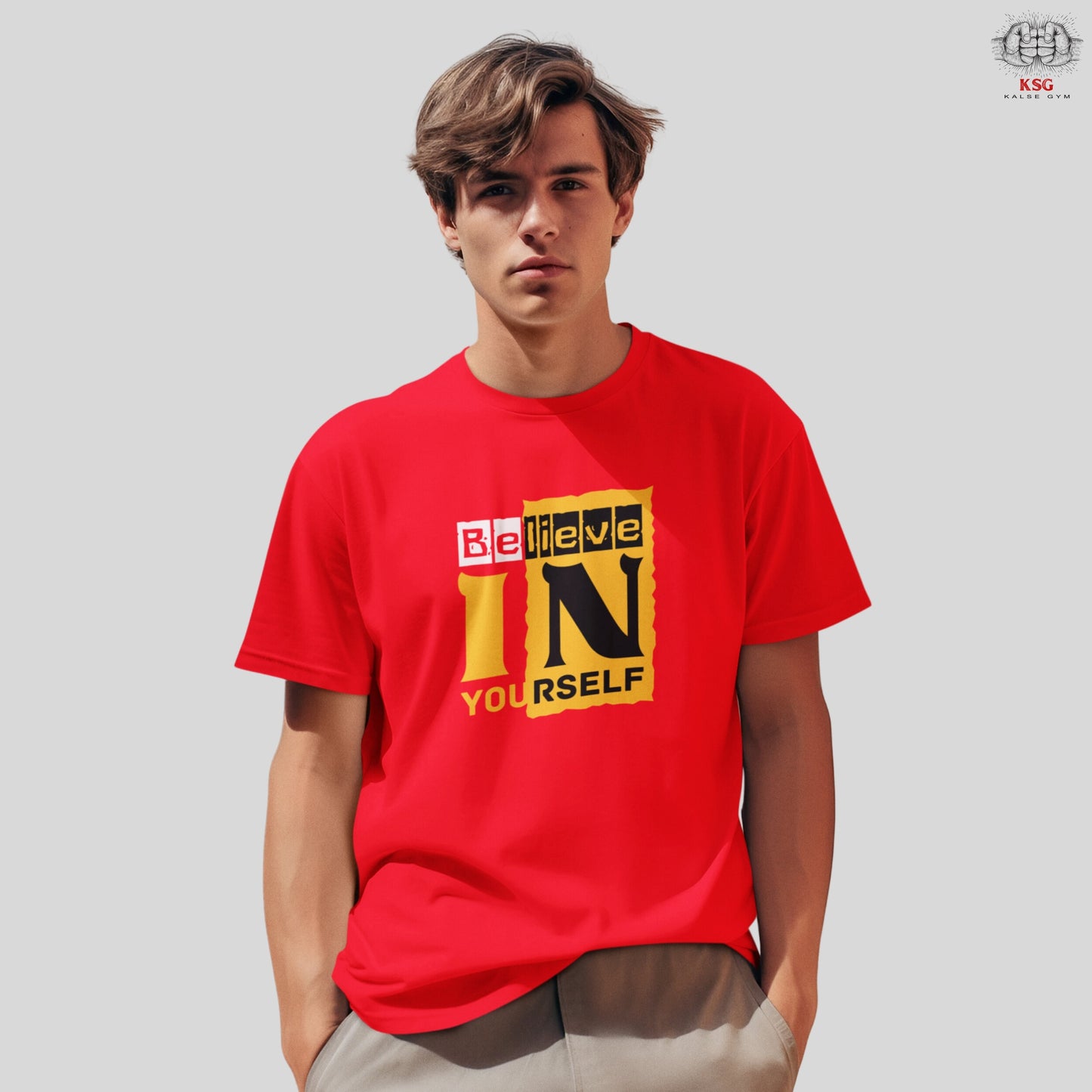 Believe in Your Self Gym Motivation T-shirt