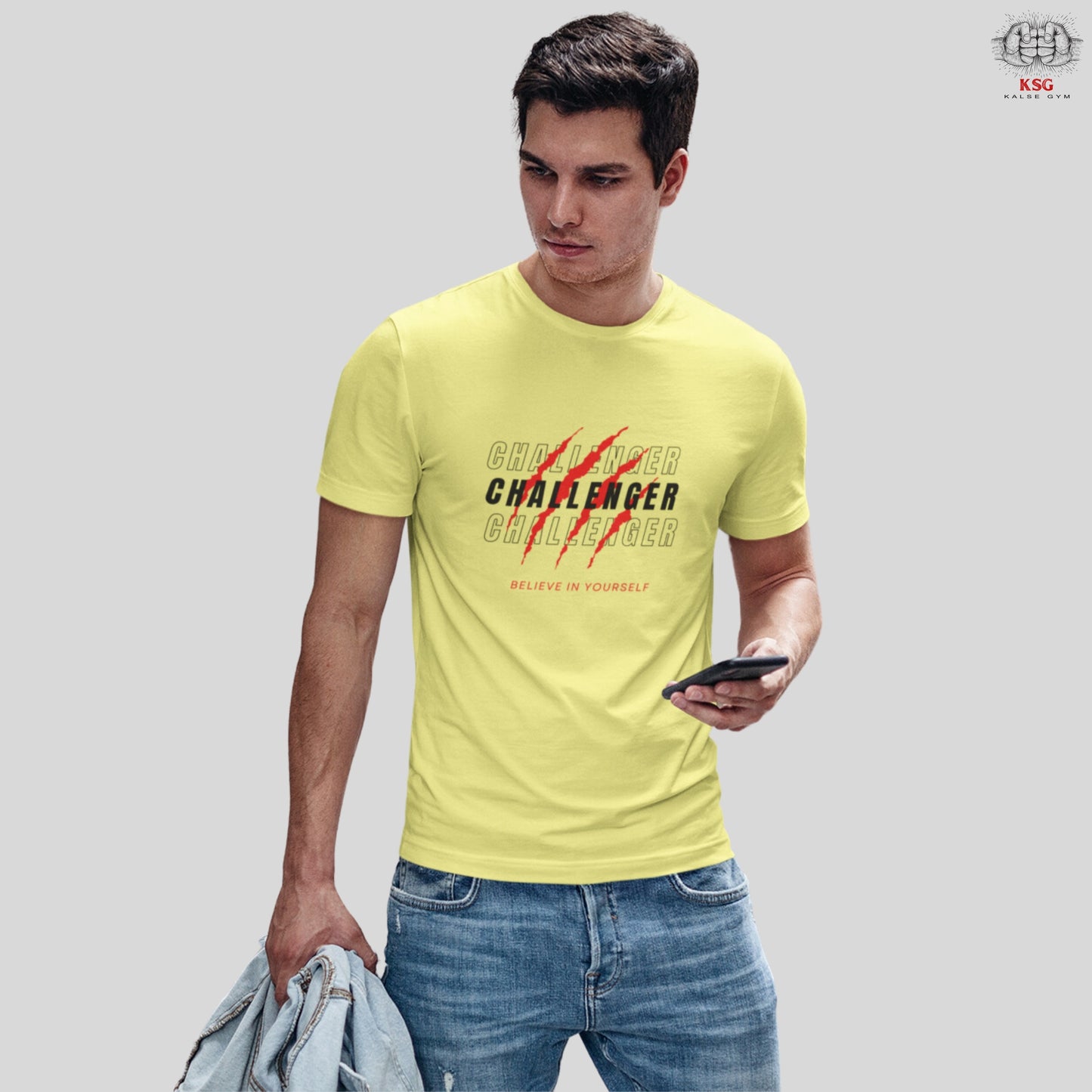 Challenger Gym Motivation T-shirt
