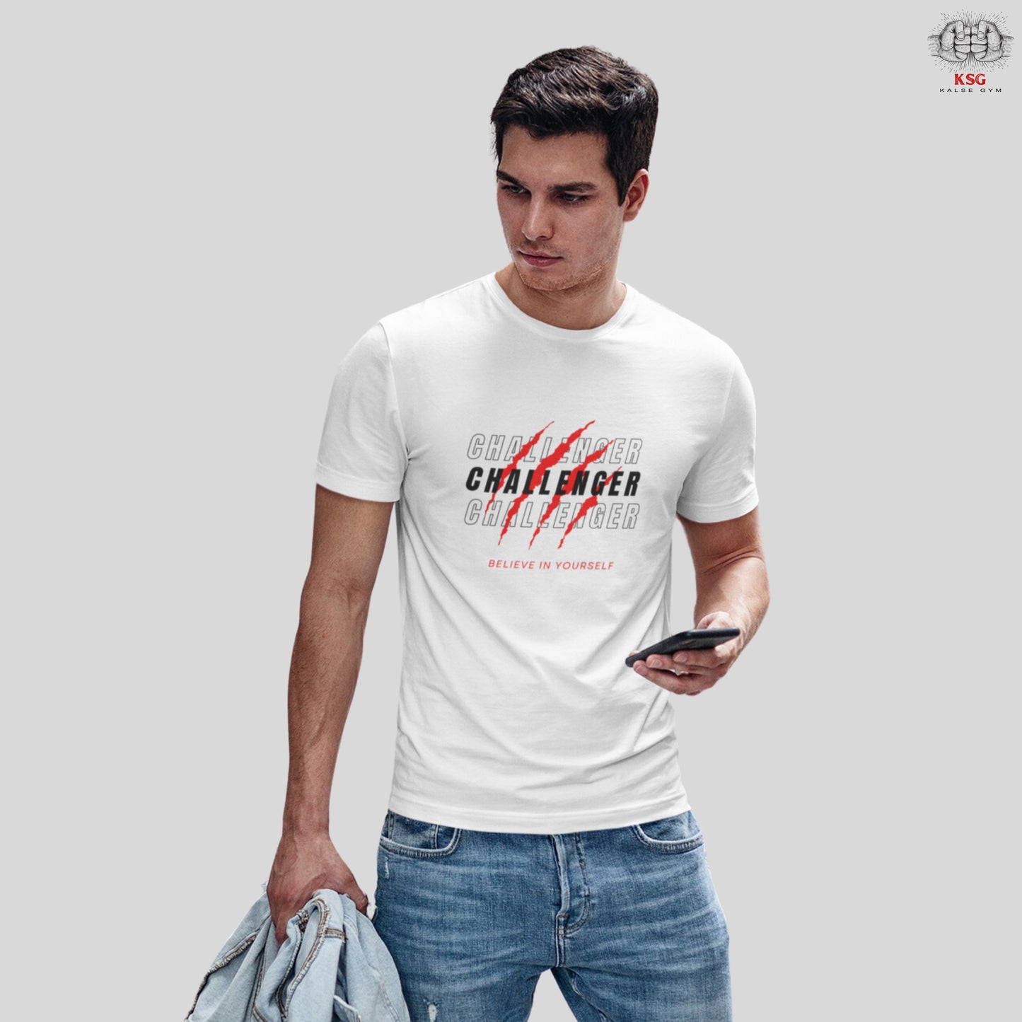 Challenger Gym Motivation T-shirt