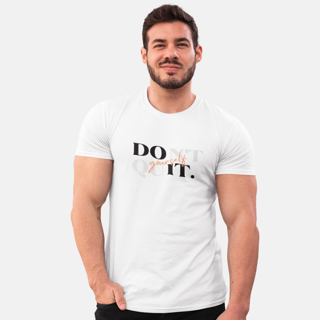 Don't Quit Gym Motivation T-shirt For Men