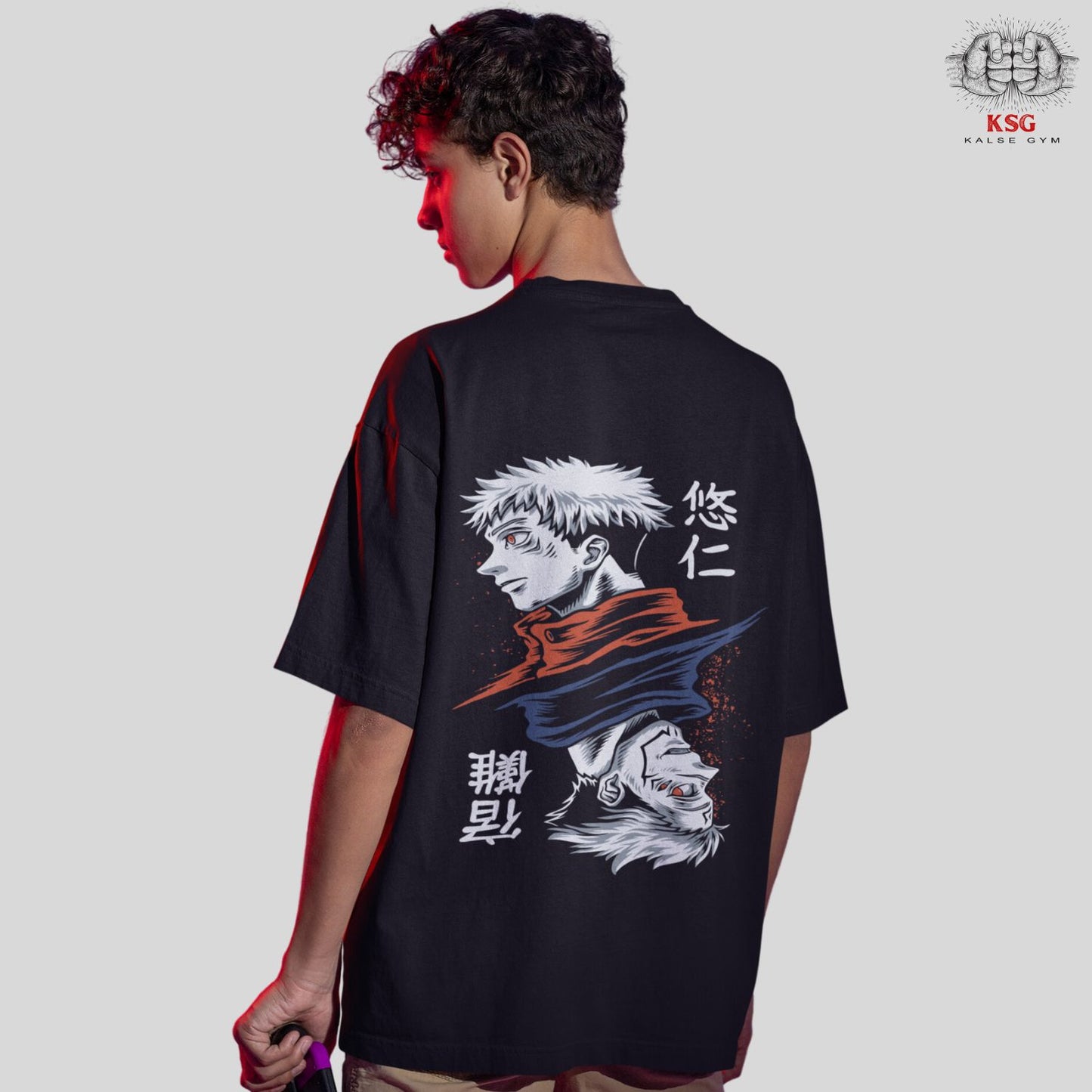 Yuji Itadori Oversized Anime T-Shirt