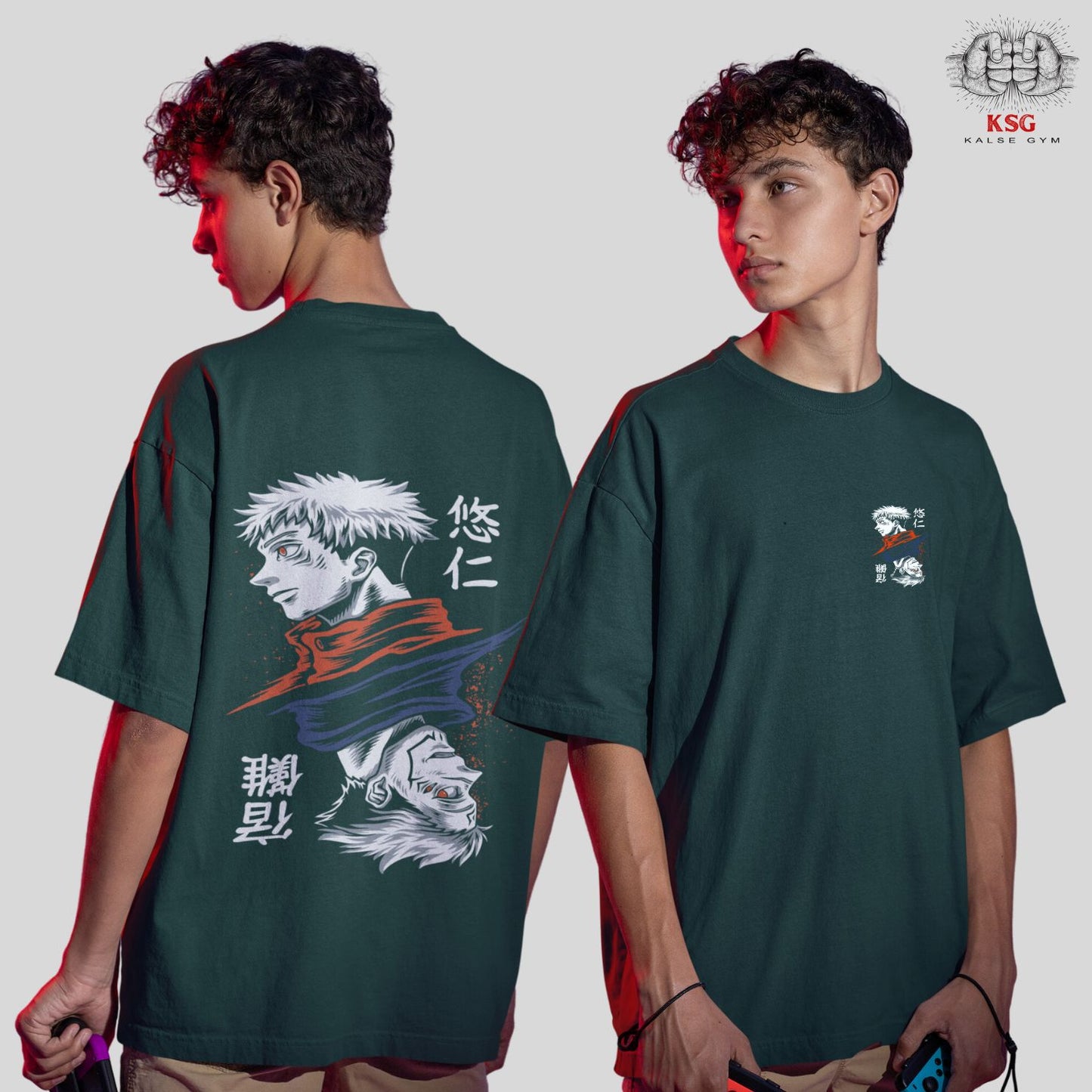 Yuji Itadori Oversized Anime T-Shirt