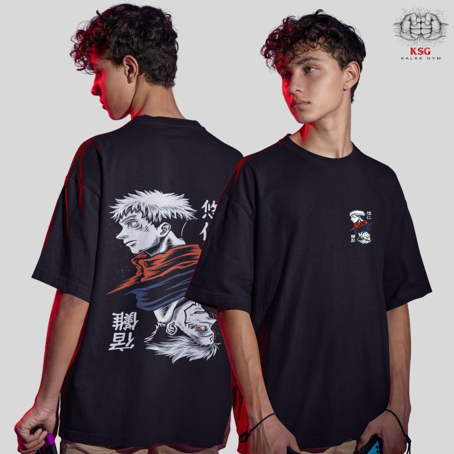 Yuji Itadori Oversized Anime T-Shirt